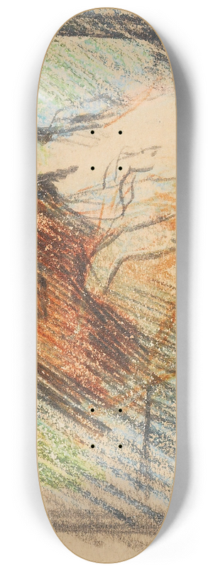 August Macke - Frau mit Kind 8.25 inch art skate deck