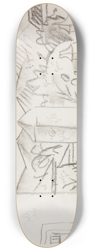 August Macke - Tunisian View 8.25 inch art skate deck