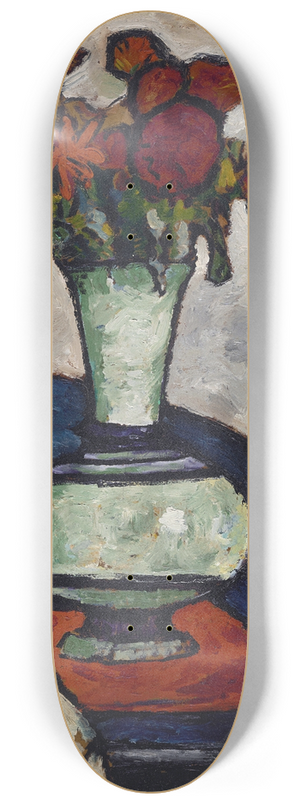 August Macke - Wilting Flowers 8.25 inch art skate deck
