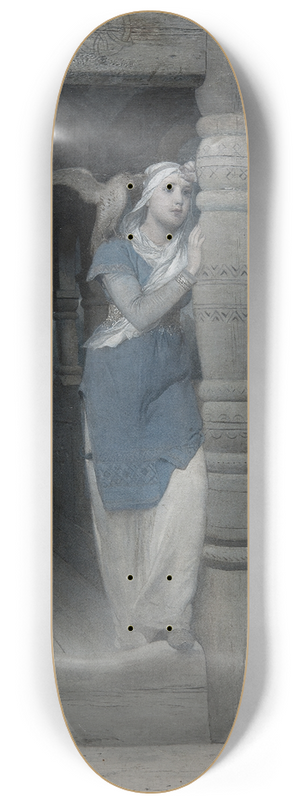 August Malmstrm - Ingeborgs klagan (ur Frithiofs saga) 8.25 inch art skate deck