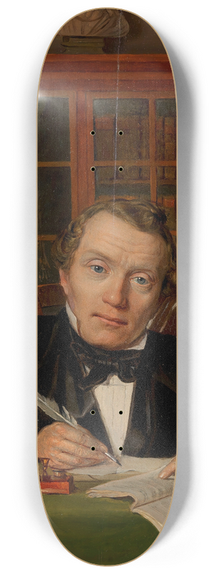August Mansfeld - Dr. David Sternfeld, Arzt und Schriftsteller 8.25 inch art skate deck