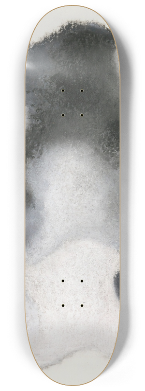 Augusto Giacometti - Abstraktion In Grau, Schwarz Und Weiss 8.25 inch art skate deck