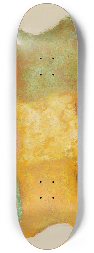 Augusto Giacometti - Abstraktion In Orange, Gelb Und Grn 8.25 inch art skate deck