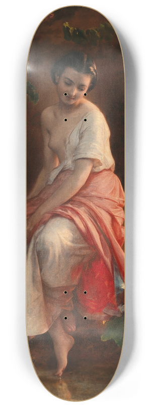 August Riedel - A Woman Bathing 8.25 inch art skate deck