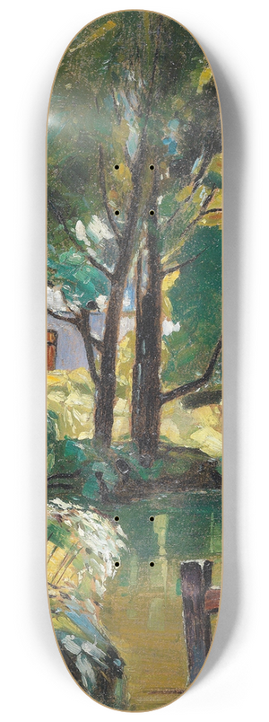 August Rieger - Haus am Teich 8.25 inch art skate deck