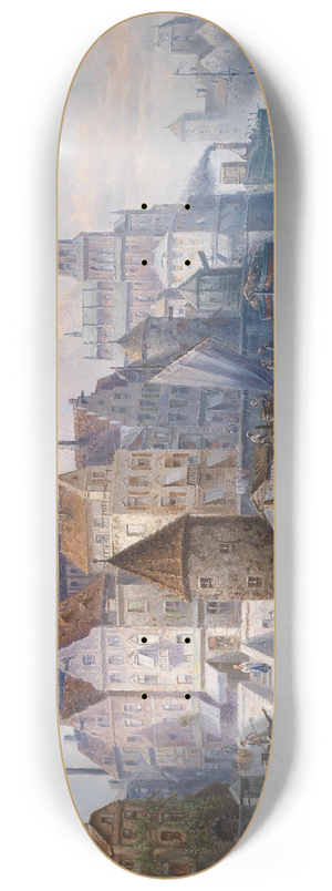 August Von Siegen - Hafenansicht (Capriccio) 8.25 inch art skate deck