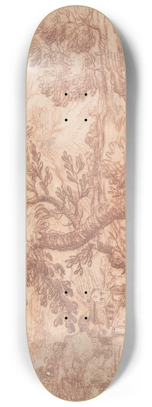 Aureliano Milani - Landscape 8.25 inch art skate deck