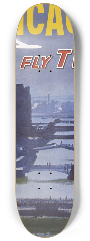 Austin Briggs - Chicago  fly TWA 8.25 inch art skate deck