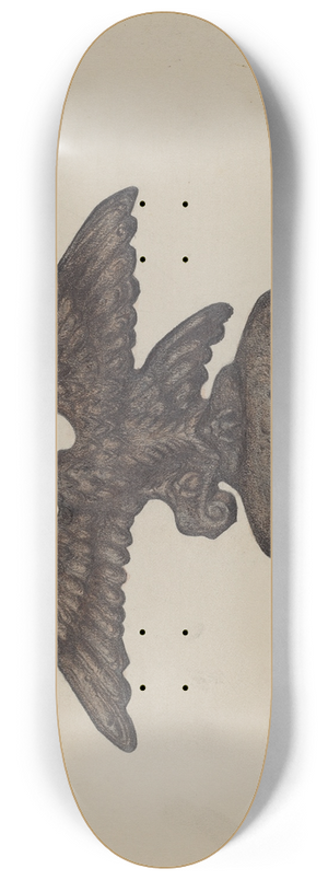 Austin L. Davison - Cast Iron Eagle 8.25 inch art skate deck