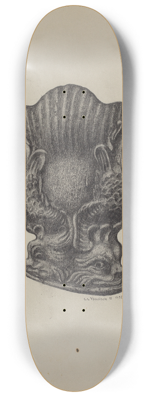 Austin L. Davison - Cast Iron Match Holder 8.25 inch art skate deck