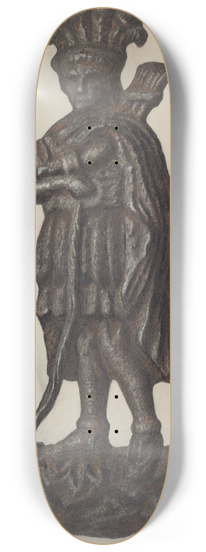 Austin L. Davison - Cast Iron Ornament 8.25 inch art skate deck