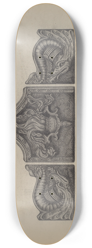 Austin L. Davison - Coal Grate for Fireplace 8.25 inch art skate deck