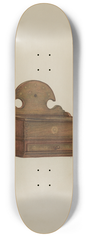 Austin L. Davison - Pa. German Spice Box 8.25 inch art skate deck