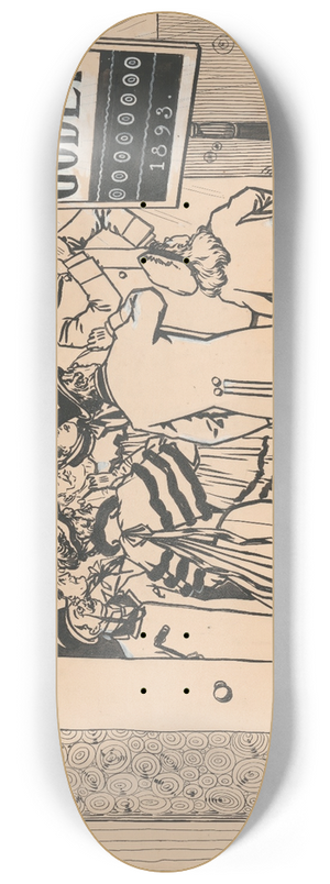 A.W.B. Lincoln - Keep your eye on Godeys 8.25 inch art skate deck