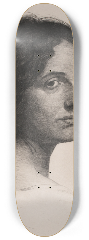 Axel Hou - Kvindehoved. Italienerinde 8.25 inch art skate deck