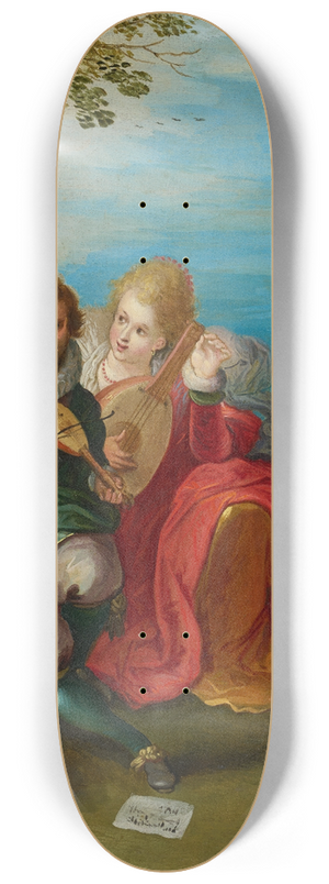 Frans Francken the Younger - Hearing 8.25 inch art skate deck Frans Francken the Younger - Hearing 8.25 inch art skate deck