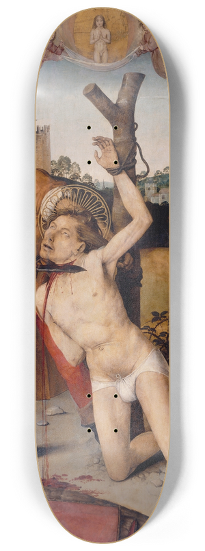 Ayne Bru - Martyrdom of Saint Cucuphas 8.25 inch art skate deck