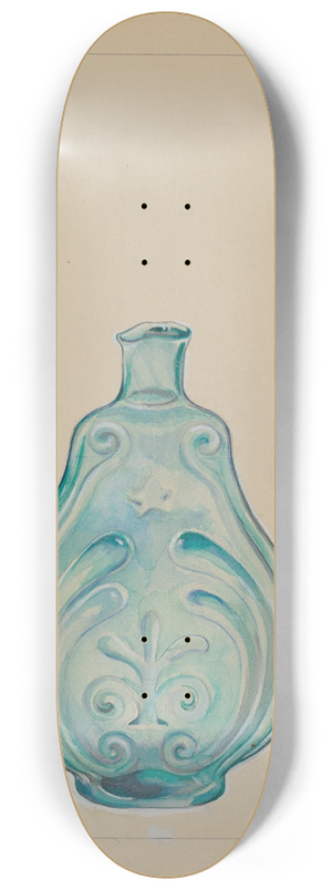 A. Zaidenberg - Glass Bottle 8.25 inch art skate deck