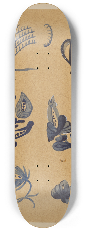 A. Zimet - Decoration for Stoneware 8.25 inch art skate deck