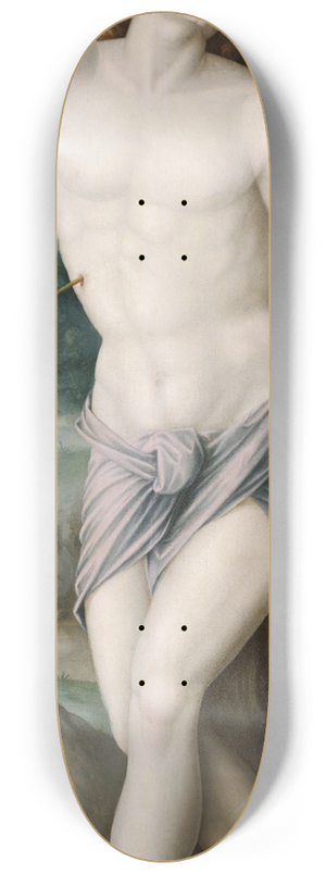 Bacchiacca - Saint Sebastian 8.25 inch art skate deck