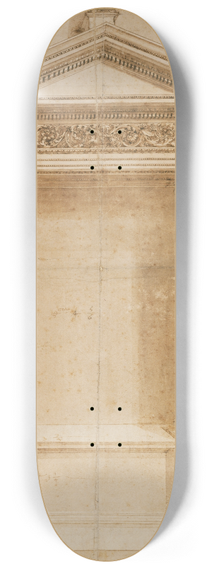 Baldassare Peruzzi - Design for an Altar 8.25 inch art skate deck
