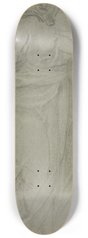 Baldassarre Franceschini - Standing Draped Female Figure 8.25 inch art skate deck