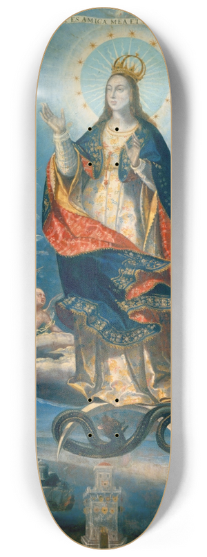Baltasar de Echave Iba - The lmmaculate Conception 8.25 inch art skate deck