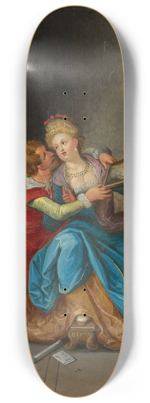 Frans Francken the Younger - The Face 8.25 inch art skate deck