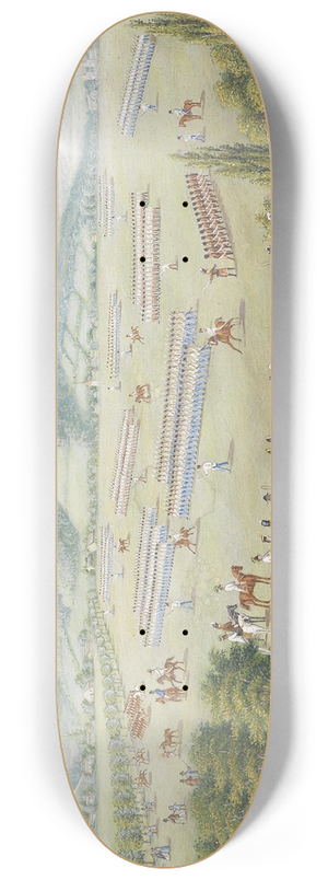Balthasar Wigand - Exerzierplatz auf der Schmelz 8.25 inch art skate deck