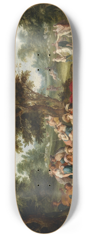Frans Francken the Younger - The Golden Age 8.25 inch art skate deck