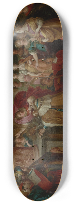 Frans Francken the Younger - The Idolatry of Solomon 8.25 inch art skate deck