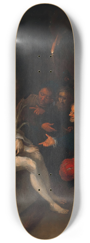 Frans Francken the Younger - The Mocking of Christ 8.25 inch art skate deck
