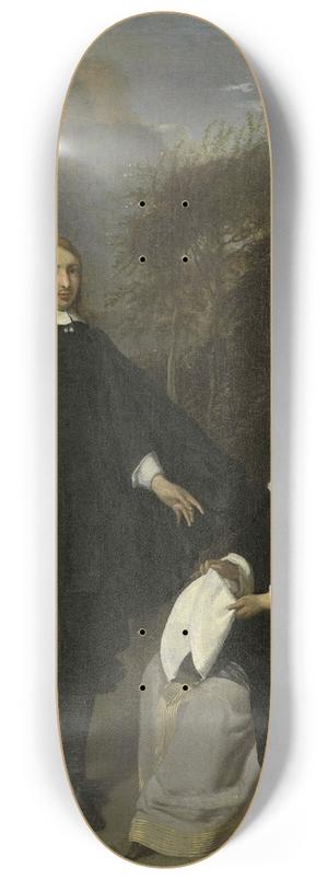 Barend Graat - Family in a Landscape 8.25 inch art skate deck