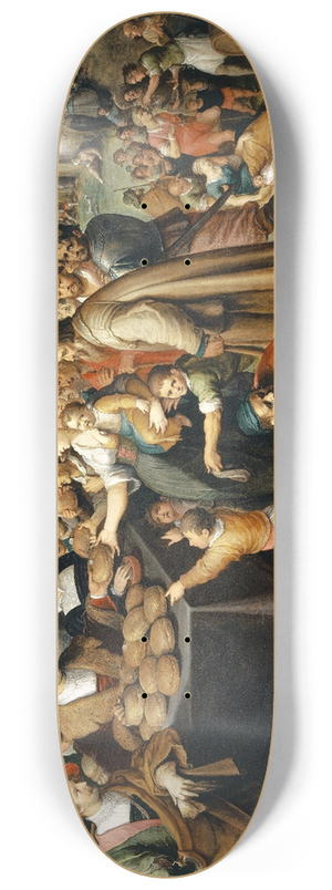 Frans Francken the Younger - The Seven Works Of Mercy 8.25 inch art skate deck