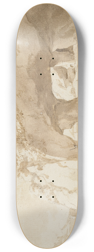 Bartholomeus Breenbergh - Arca scura fuori di Tivoli 8.25 inch art skate deck