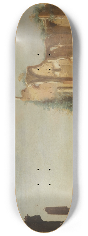 Bartholomeus Breenbergh - Christ on the way to Emmaus (Luke 24-28-29) 8.25 inch art skate deck