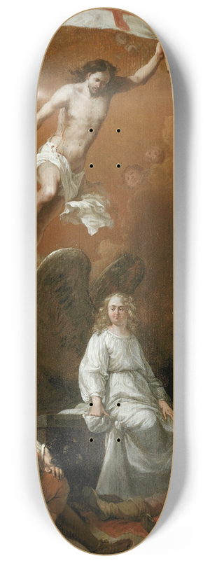 Bartholomeus Breenbergh - The Resurrection 8.25 inch art skate deck