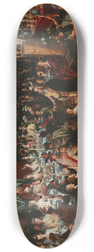 Bartholomus Strobl II - Belshazzars Feast 8.25 inch art skate deck