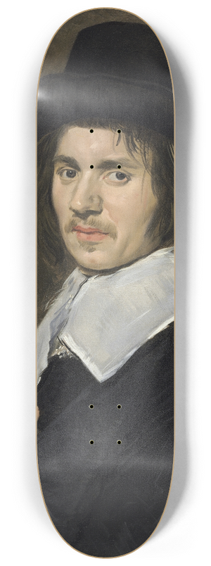 Frans Hals - Portrait of a Man 8.25 inch art skate deck