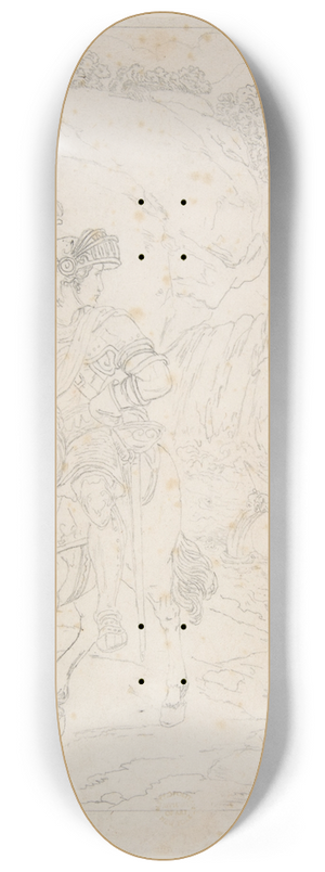 Bartolomeo Pinelli - Romantic Subject 8.25 inch art skate deck
