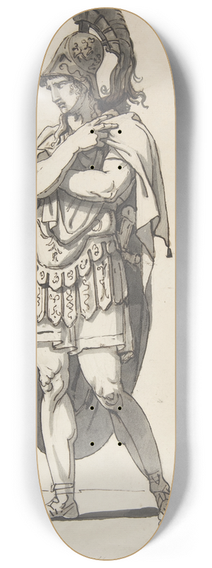 Bartolomeo Pinelli - Standing Warrior 8.25 inch art skate deck