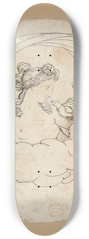Bartolomeo Pinelli - Venus with Doves 8.25 inch art skate deck