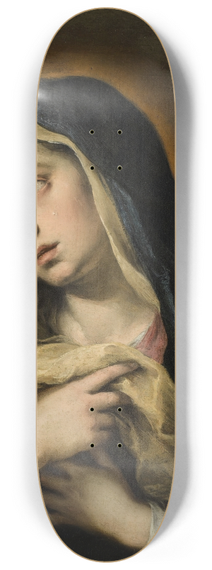 Bartolom Estebn Murillo - Mater Dolorosa 8.25 inch art skate deck