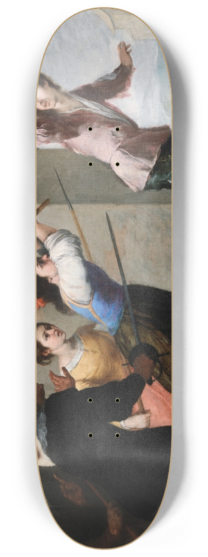 Bartolom Estebn Murillo - The Prodigal Son Driven Out 8.25 inch art skate deck