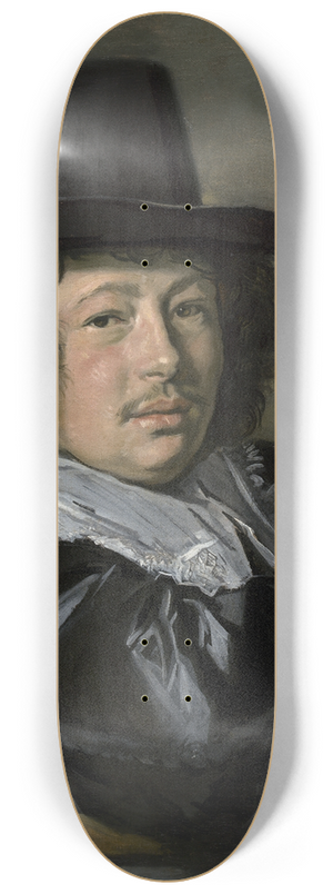Frans Hals - Portrait of a Young Man 8.25 inch art skate deck