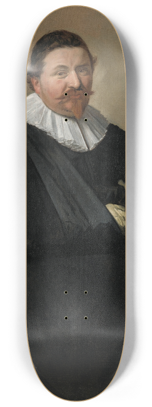 Frans Hals - Portrait of Lucas de Clercq 8.25 inch art skate deck