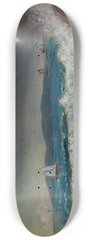 Benjamin Champney - Oil Study for Seascape 8.25 inch art skate deck