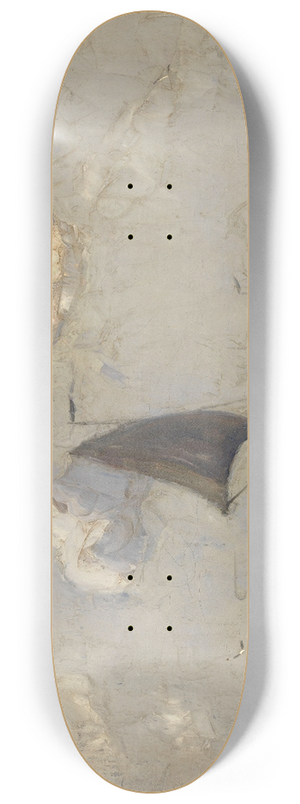 Frans Hens - Rain on the Scheldt 8.25 inch art skate deck