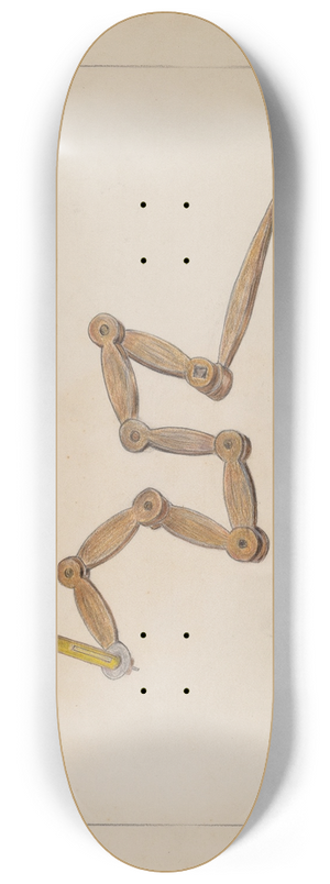 Benjamin Resnick - Candlestick 8.25 inch art skate deck