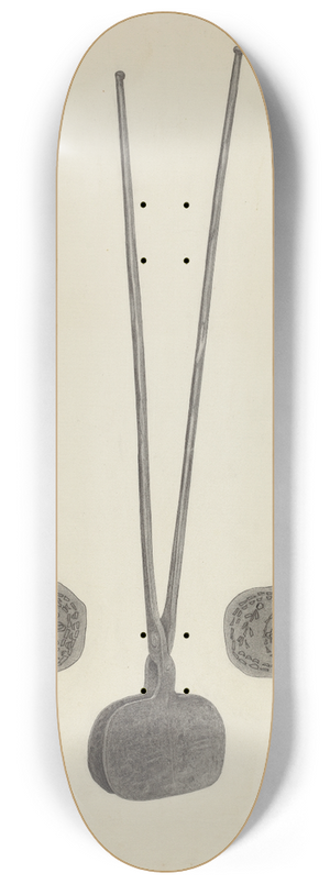 Benjamin Resnick - Wafer Iron 8.25 inch art skate deck